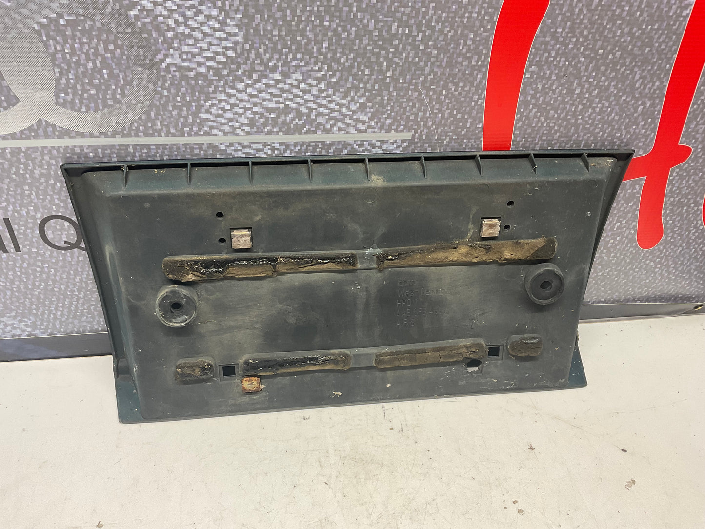 Rear License Plate Holder Trim 4A5853465E  C4