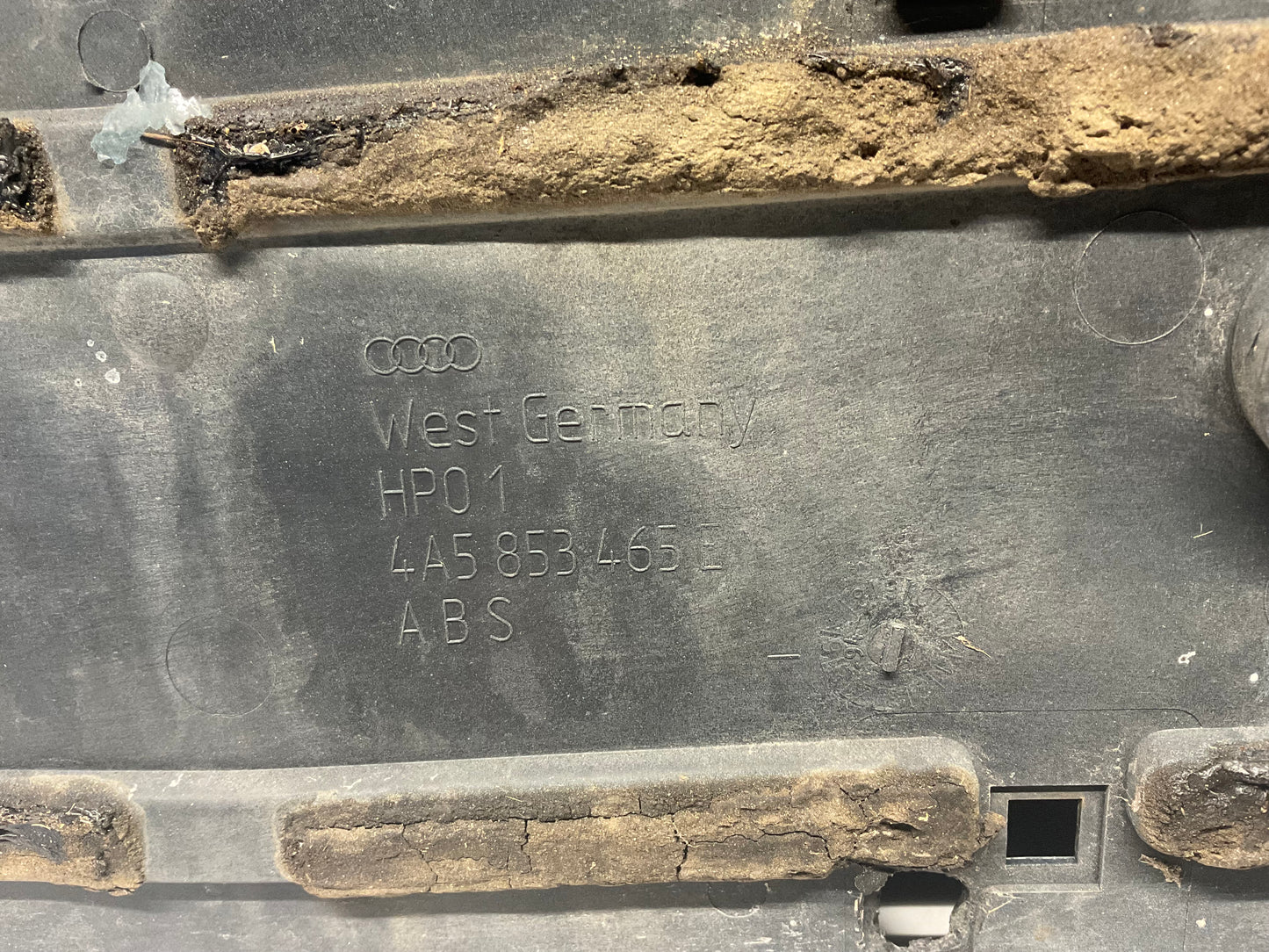 Rear License Plate Holder Trim 4A5853465E  C4