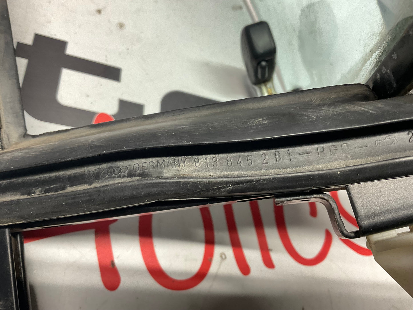 Driver Door Wing Window/Frame  Left 813837603  B2