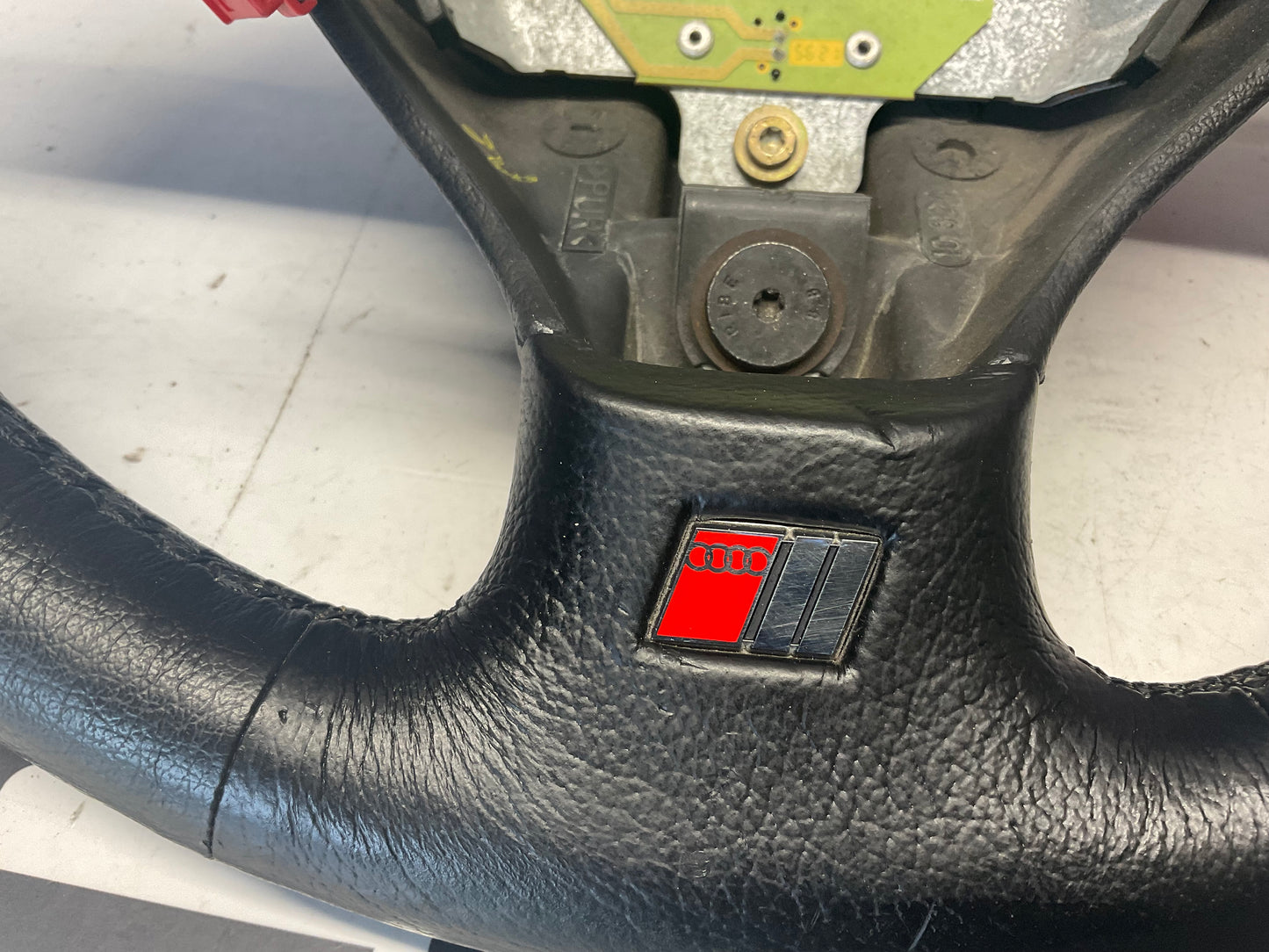 Leather Steering Wheel NOS S-Line  4A0419091AM