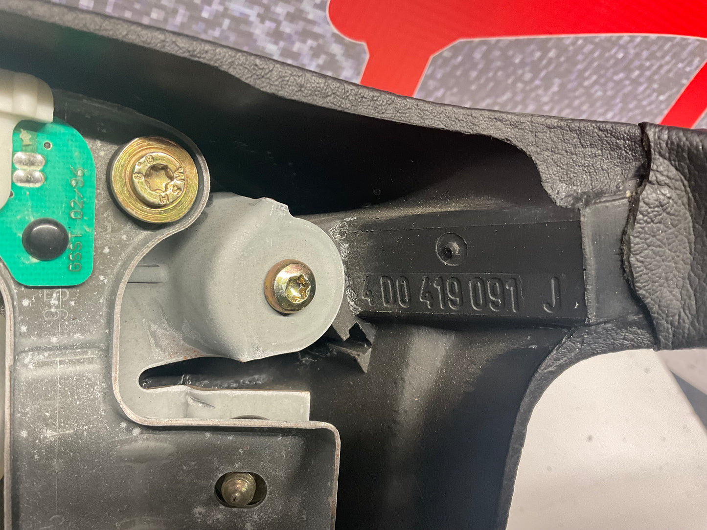 Leather Steering Wheel NOS 4A0419091