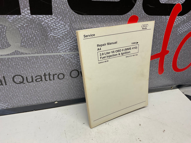 1996-99 A4 V6 ODB II Fuel Injection & Ignition Repair Manual W42014195102