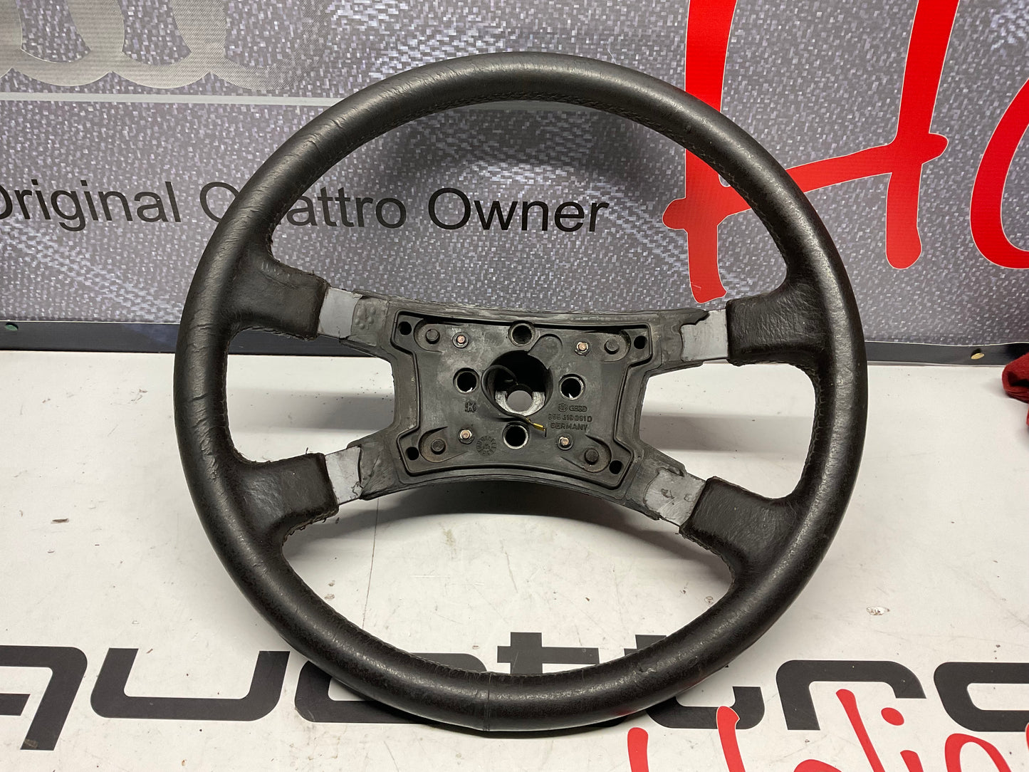 Early UR Quattro Steering Wheel 855419901D B2 URQ