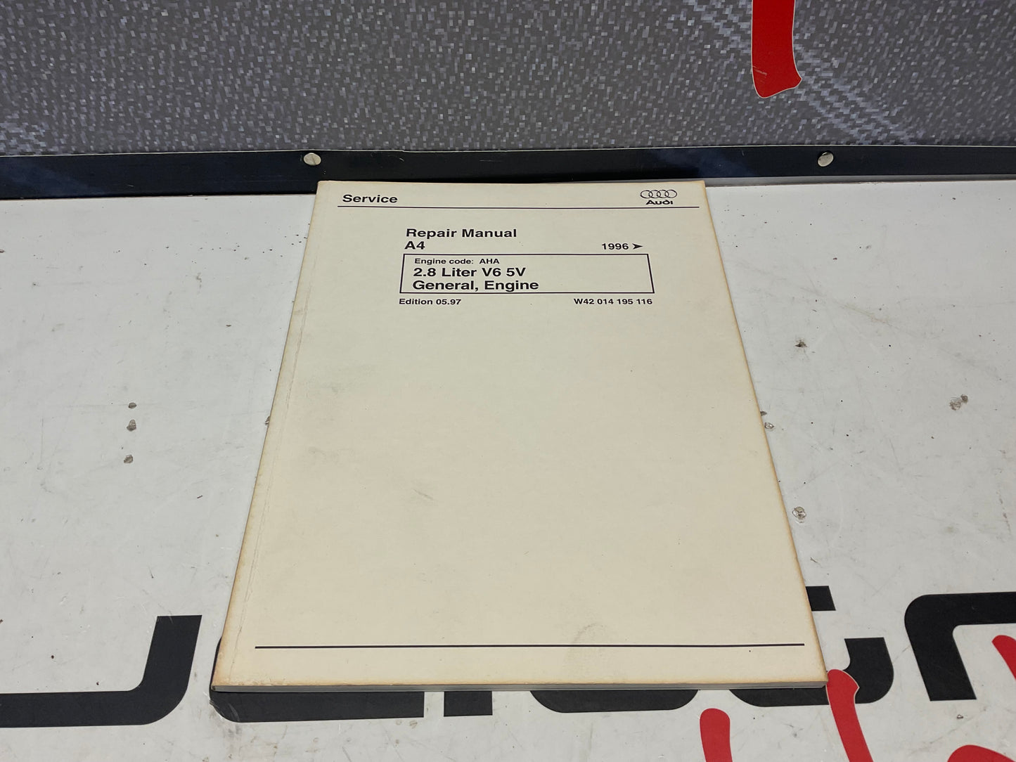 1996-99 A4 2.8L V6 5V General Engine Repair Manual W42014195116