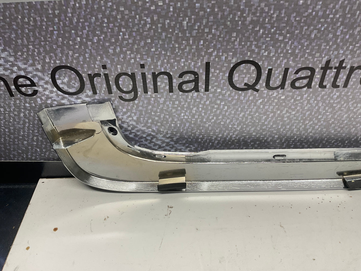 Driver Rear Bumper Trim Left NOS 443807459E C3