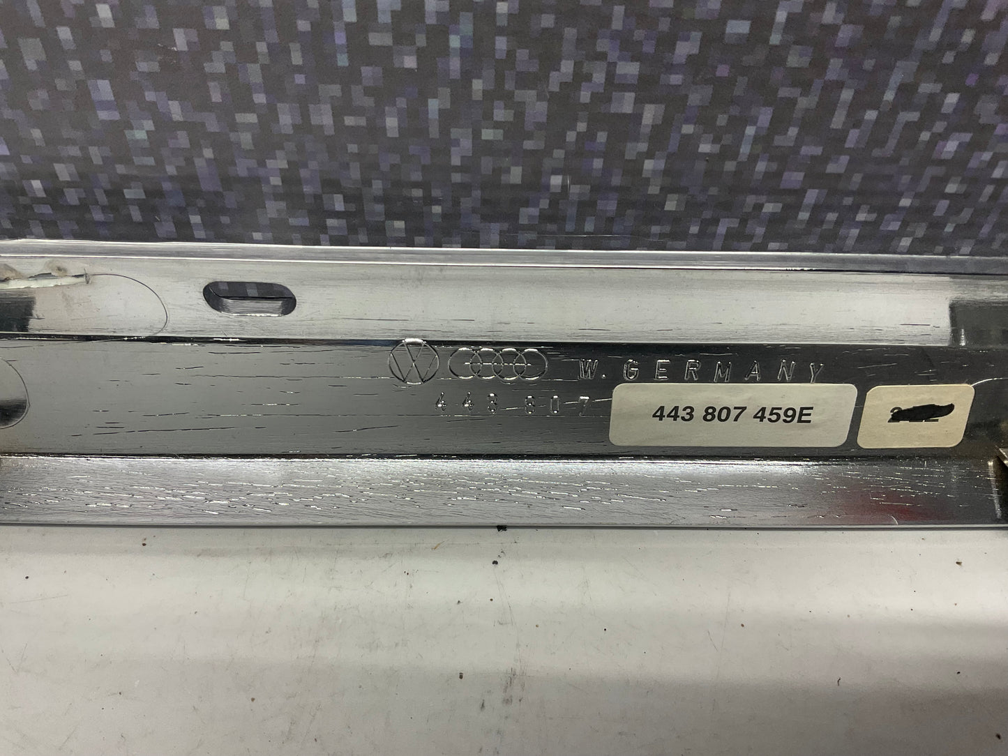 Driver Rear Bumper Trim Left NOS 443807459E C3