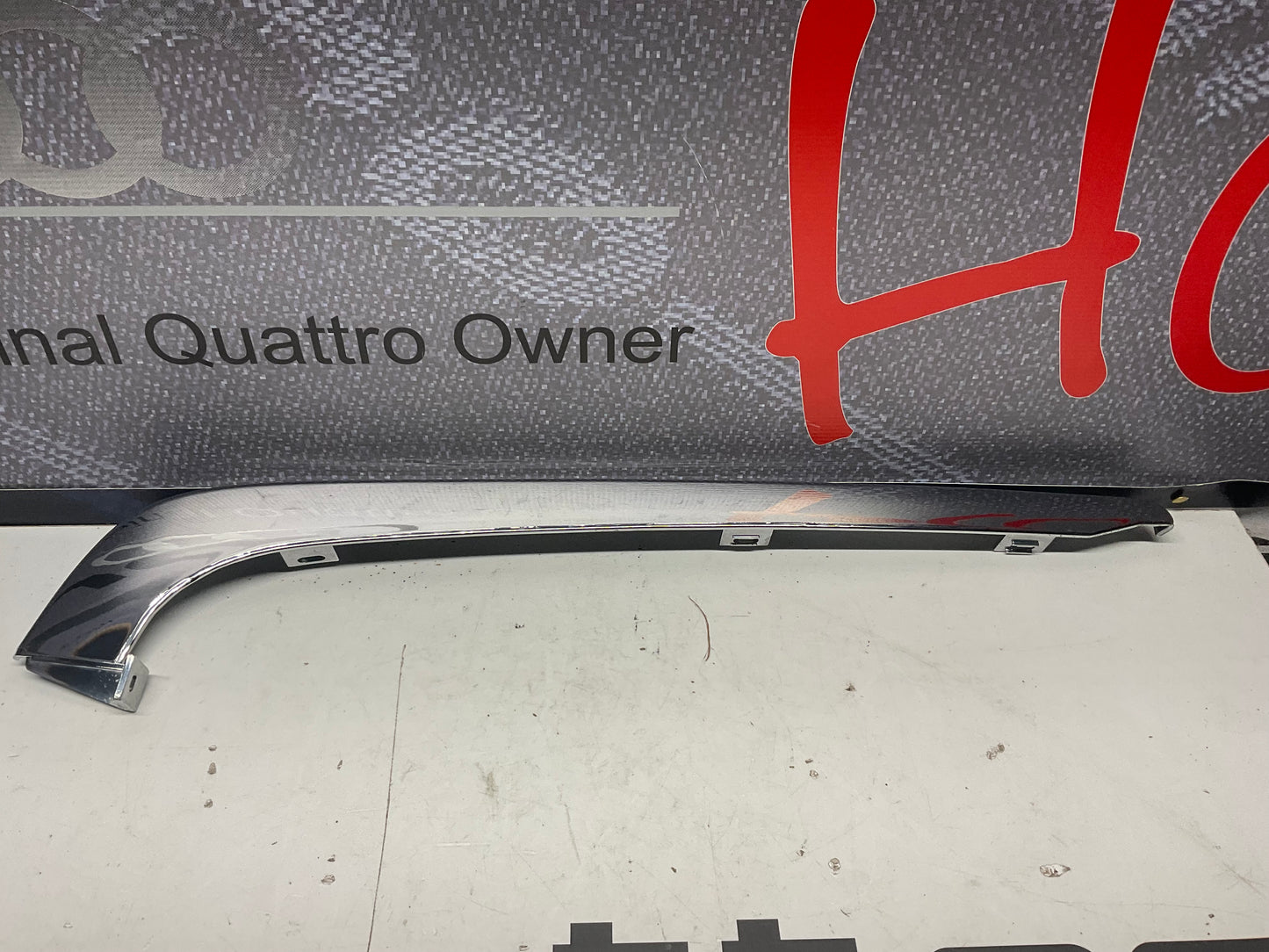 Passenger Front Bumper Trim Right NOS 443807260E C3