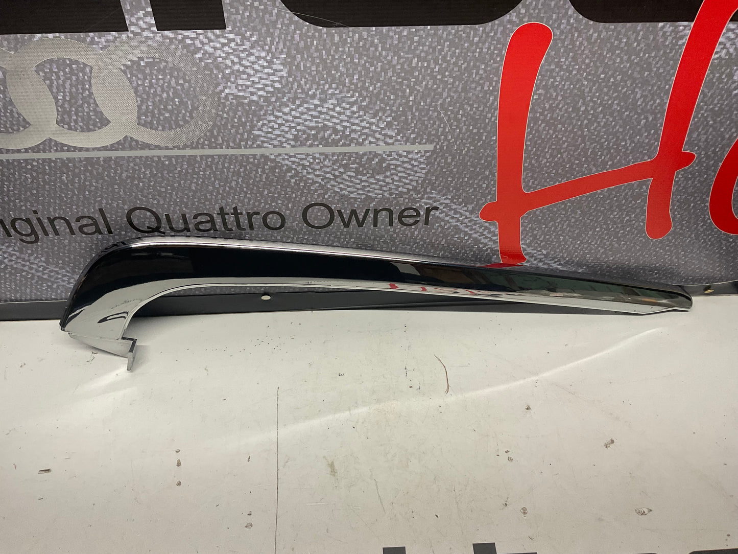 Passenger Front Bumper Trim Right NOS 443807260E C3