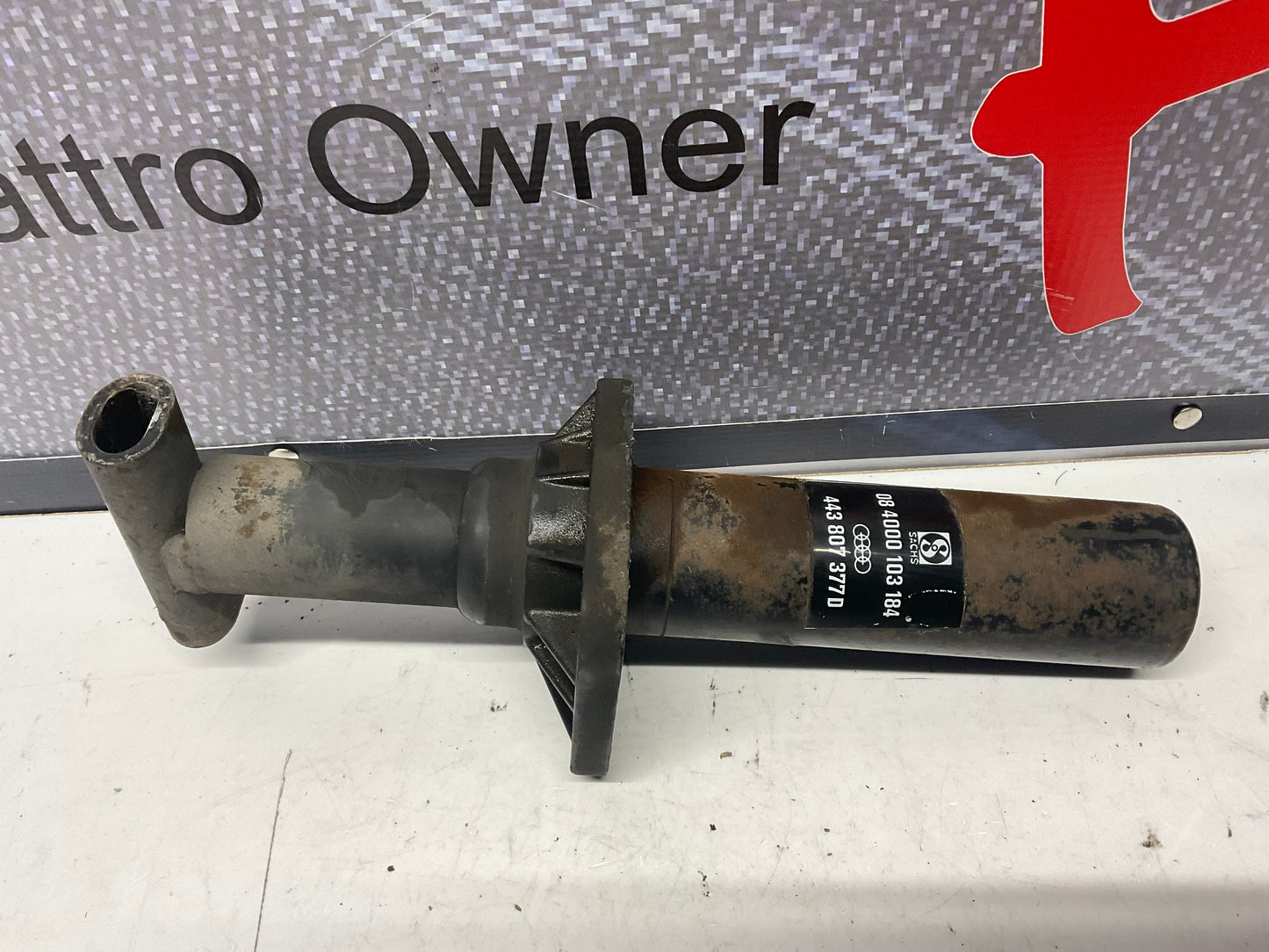 Driver Rear Bumper Shock Left  443807377D