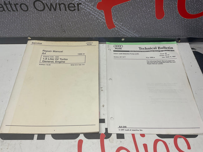 1996-01 AEB 1.8L 5V Turbo Engine Repair Manual W42014195114