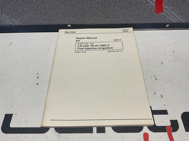 1996-99 A4 2.8L V6 5V General Engine Repair Manual W42014195117