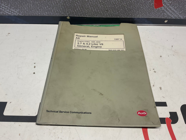 1996-01 A8 ABZ AEW V8 Engine Repair Manual W42015196101
