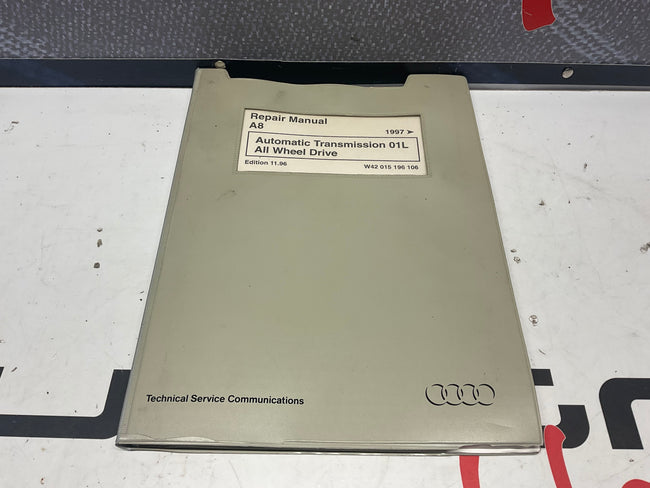1996-01 A8 Automatic Transmission 01L Repair Manual W42015196106