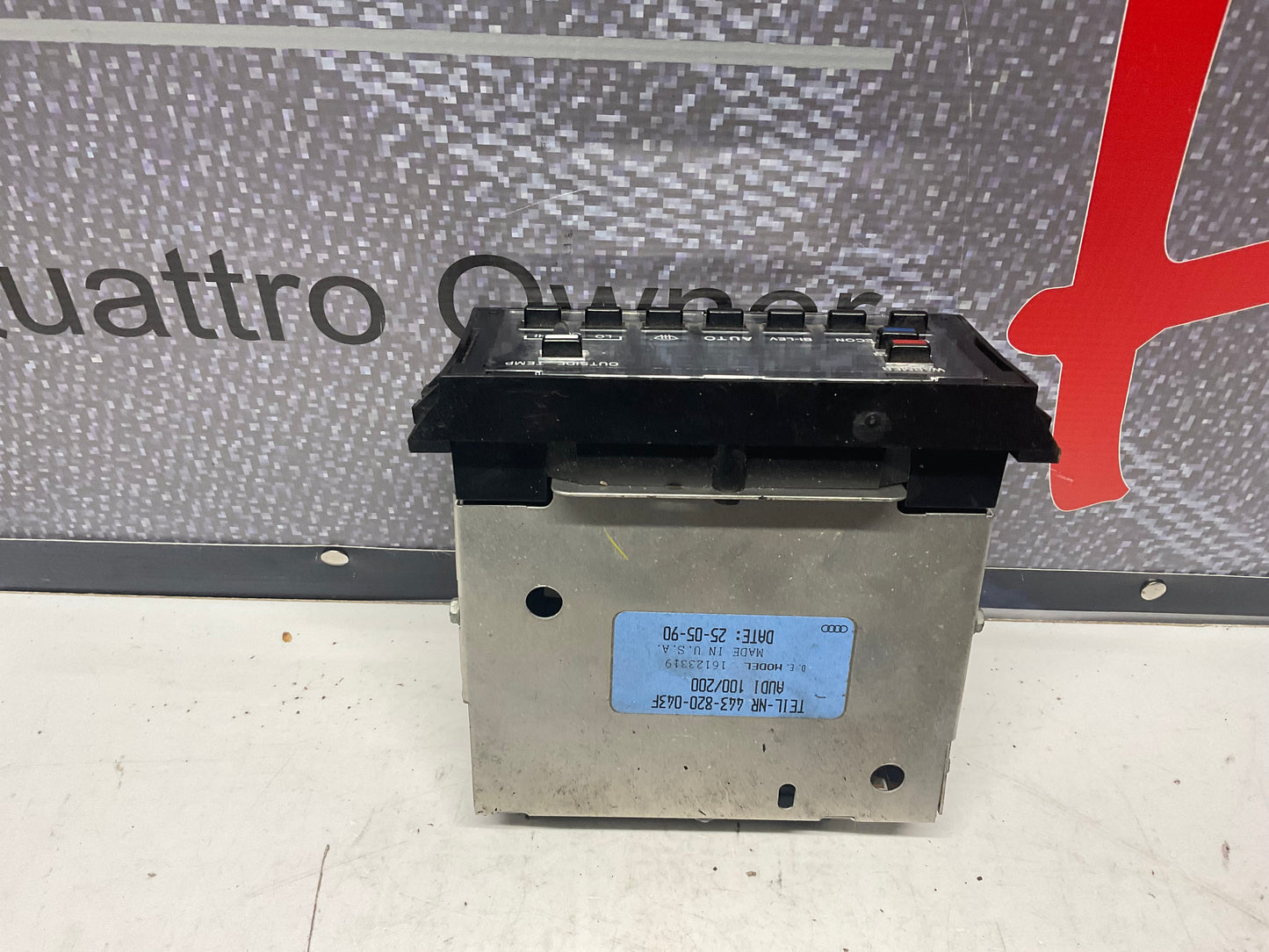 Climate Control Unit  443820043F C3