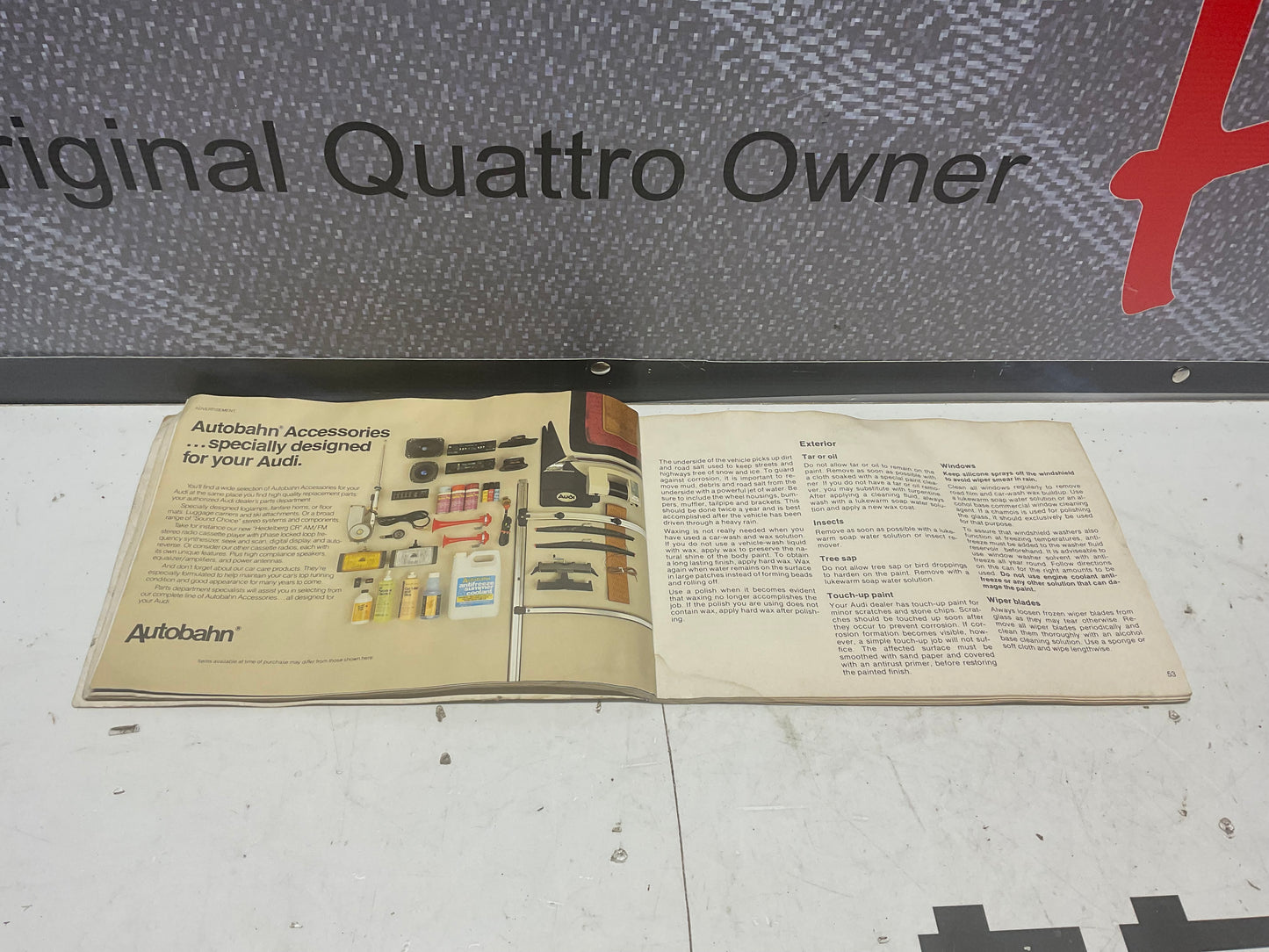 1983 Audi 4000 Owners Manual B2