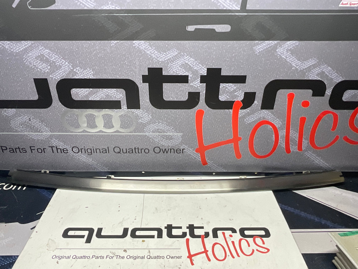 Front Bumper Center Top Metal Trim 811807243C  B2