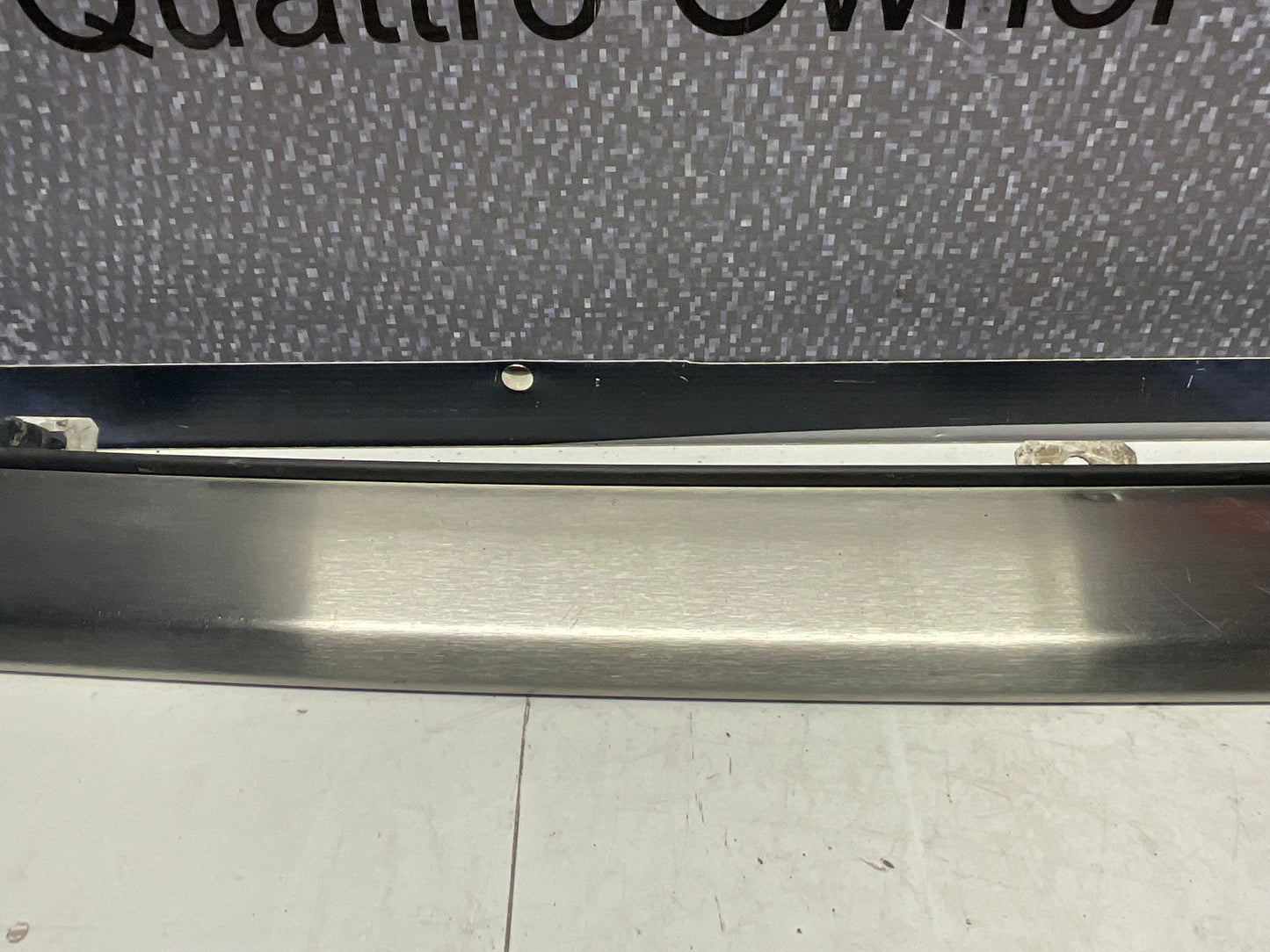 Front Bumper Center Top Metal Trim 811807243C  B2