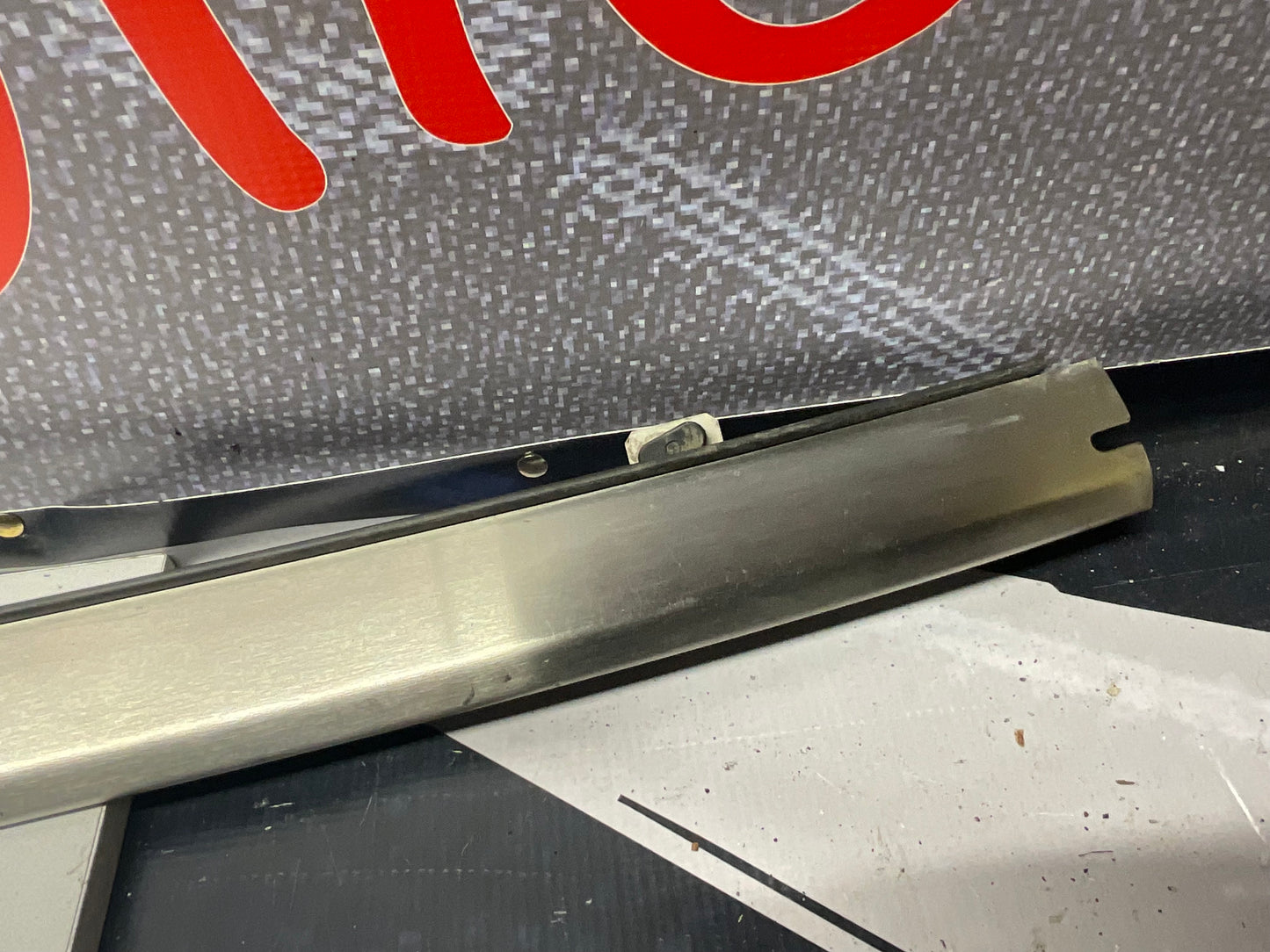 Front Bumper Center Top Metal Trim 811807243C  B2