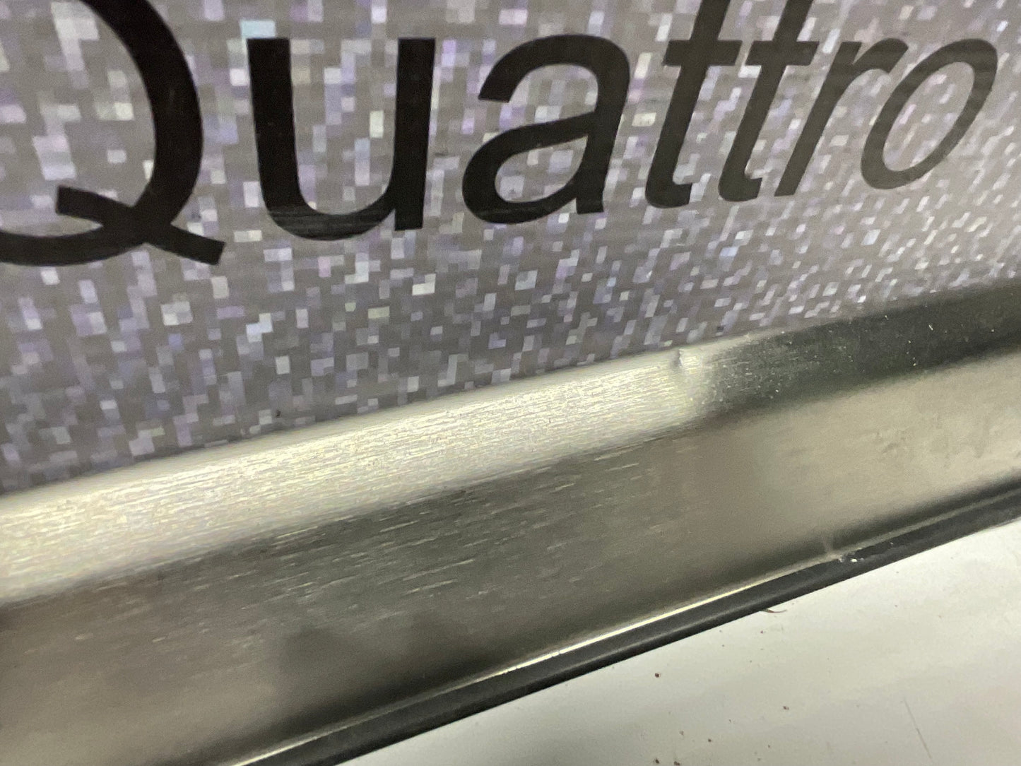 Front Bumper Center Top Metal Trim 811807243C  B2