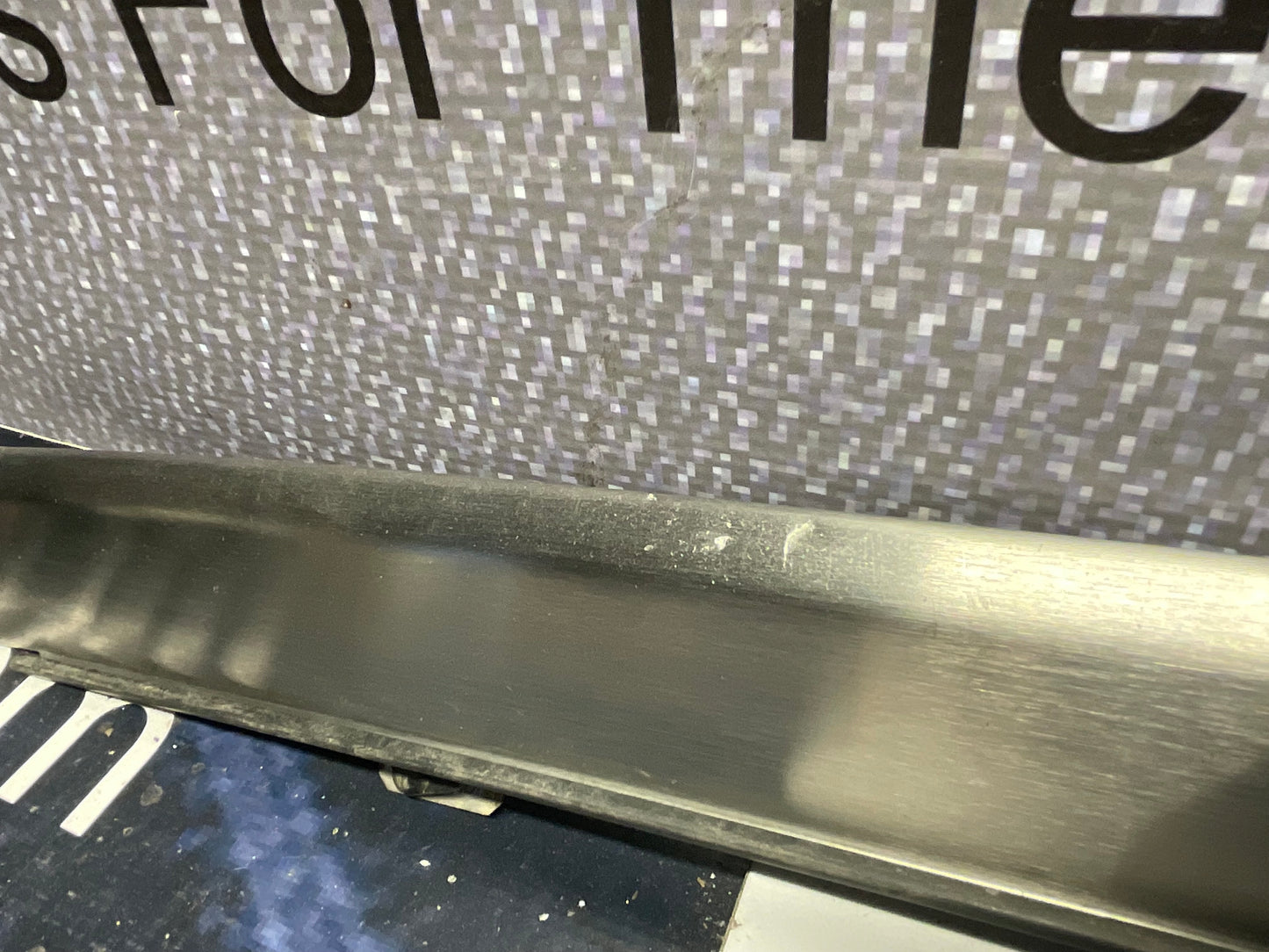 Front Bumper Center Top Metal Trim 811807243C  B2