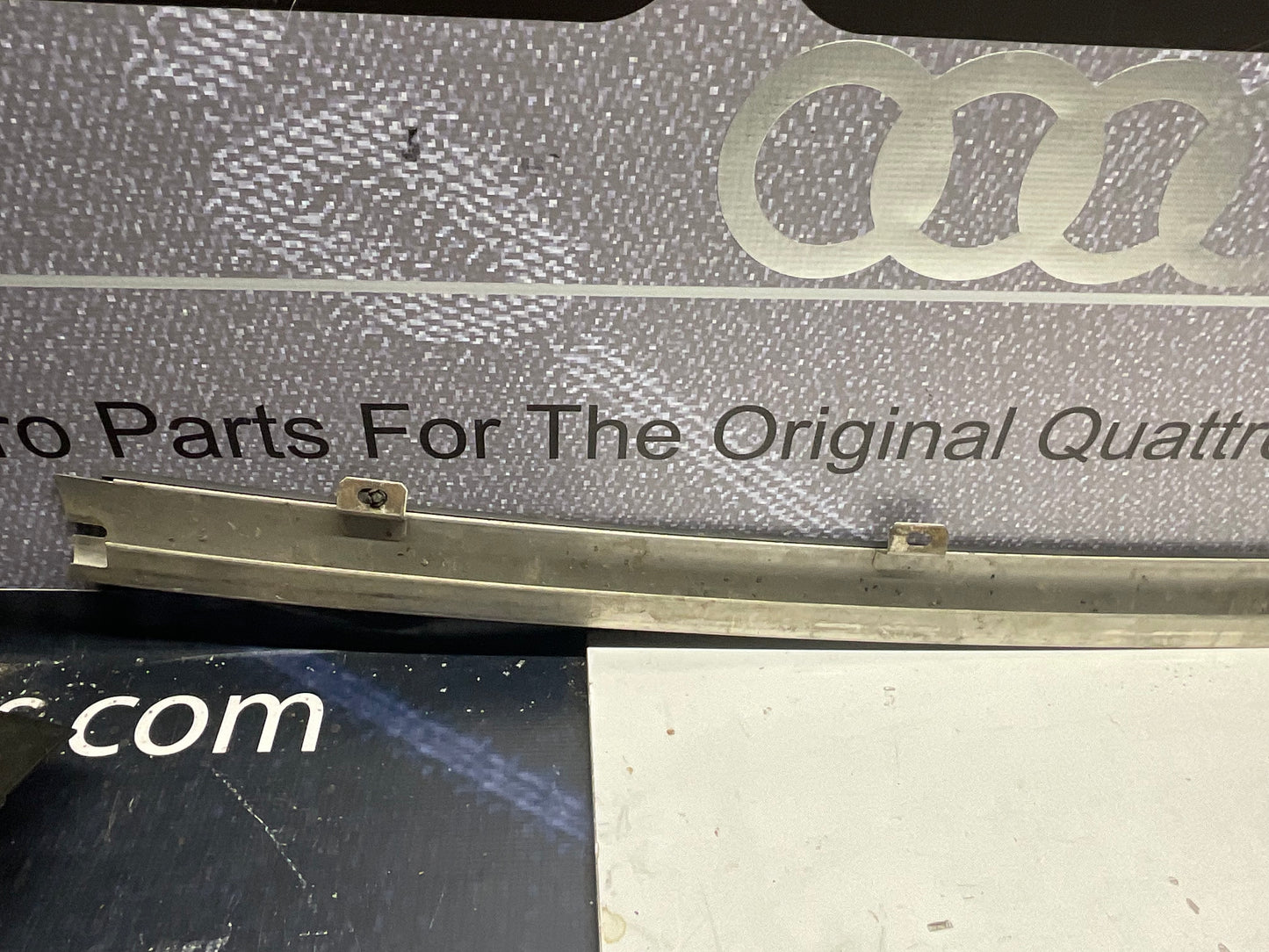 Front Bumper Center Top Metal Trim 811807243C  B2