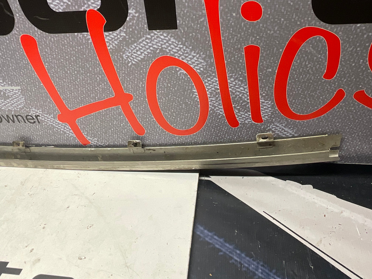 Front Bumper Center Top Metal Trim 811807243C  B2