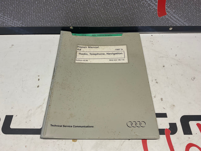 1997-2000 A8 Radio & Telephone & Navigation Repair Manual W42015196116 D2