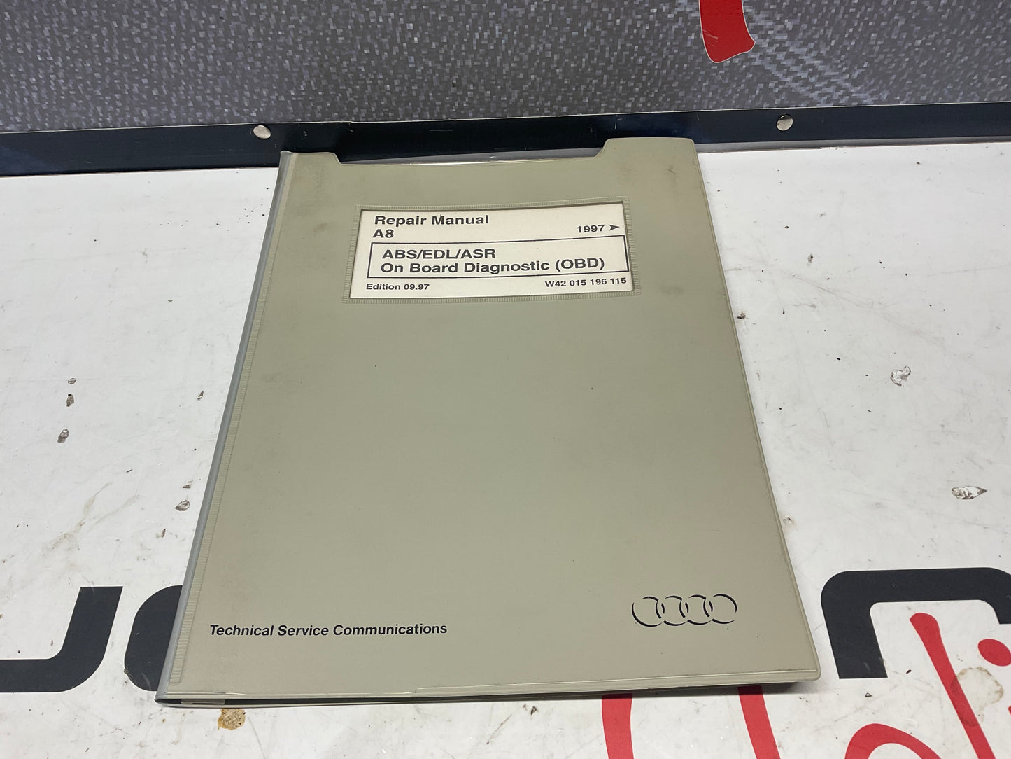 1997-2000 A8 ABS/EDL/ASR OBD Repair Manual W42015196115 D2
