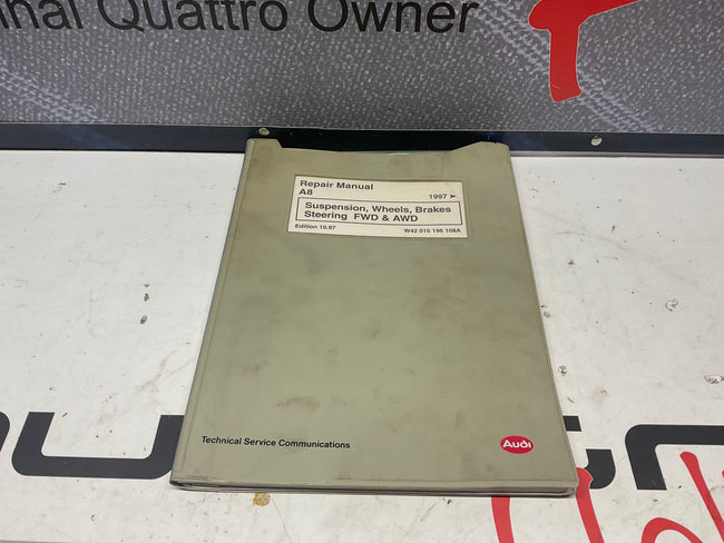 1997-2000 A8 Suspension & Wheels/Brakes/Steering Repair Manual W42015196108A D2