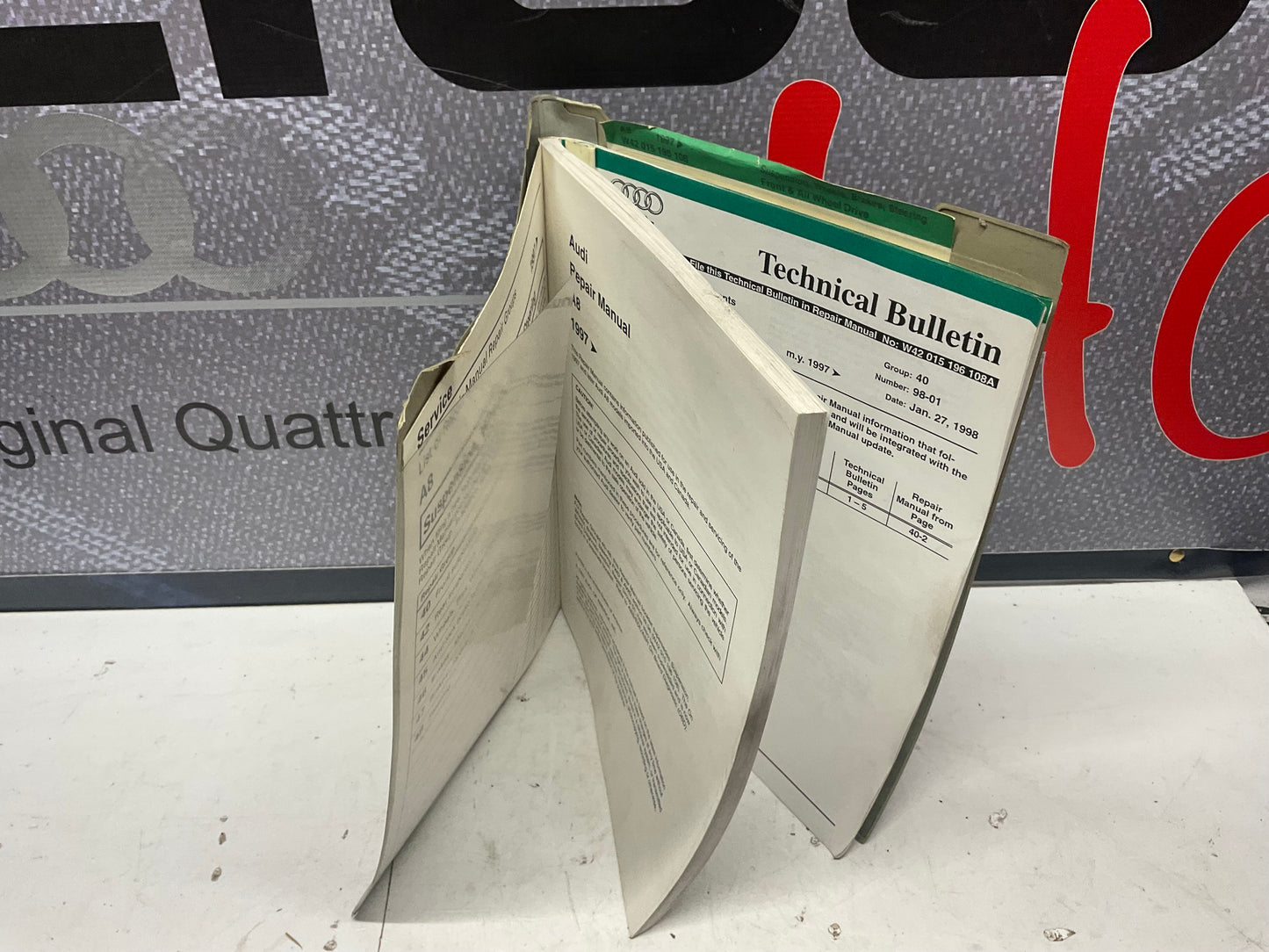 1997-2000 A8 Suspension & Wheels/Brakes/Steering Repair Manual W42015196108A D2