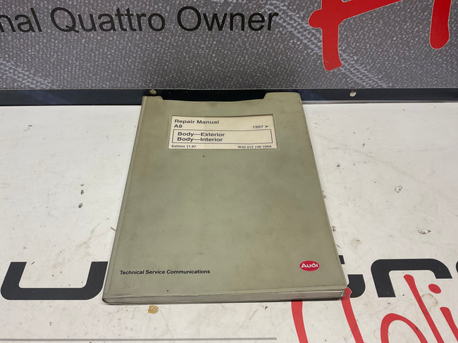 1997-2000 A8 Exterior & Interior Body Repair Manual W42015196109A  D2
