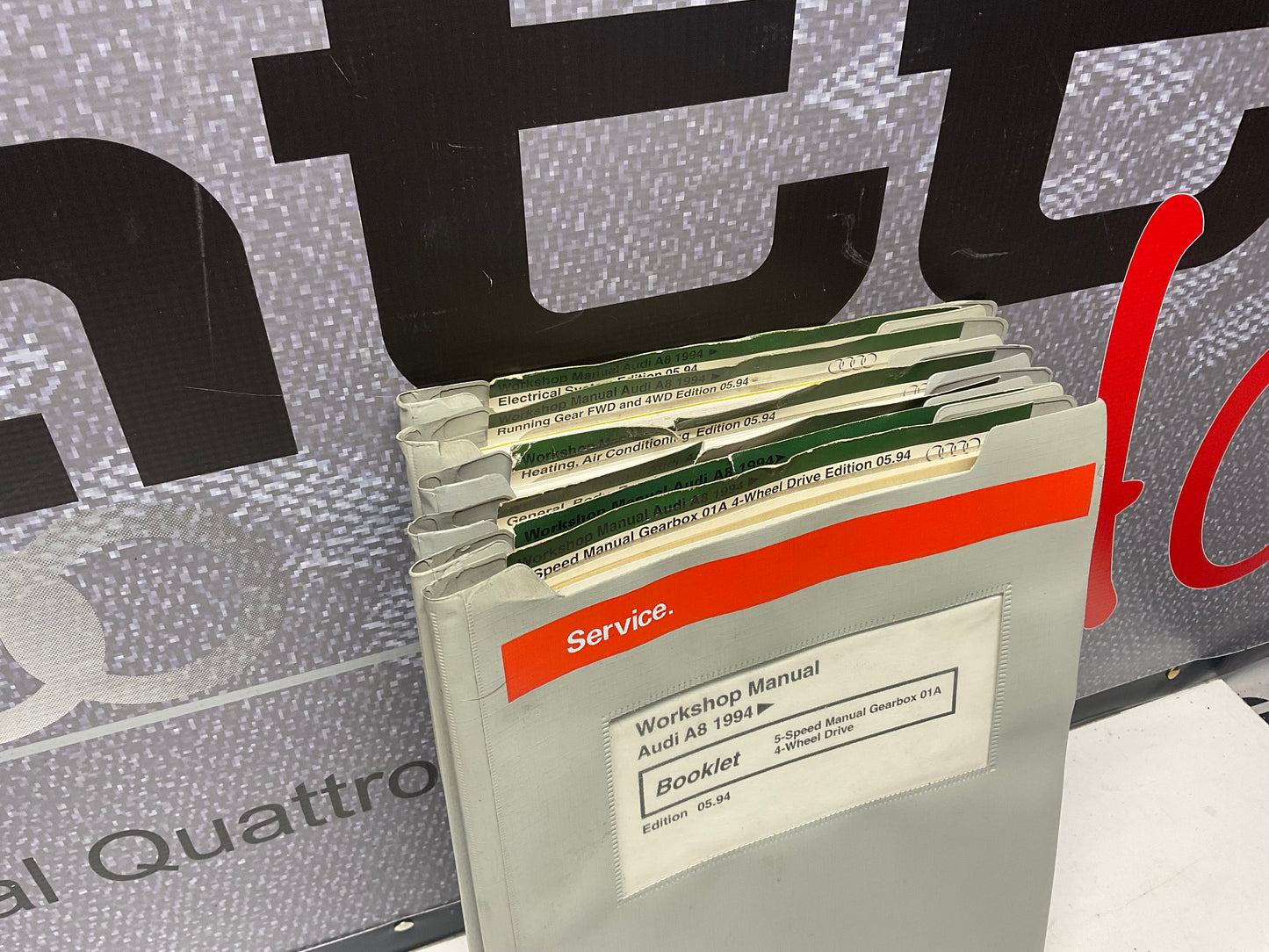 1994-2000 A8 Factory Audi 6 Volume Set Workshop Manuals 53697999  D2