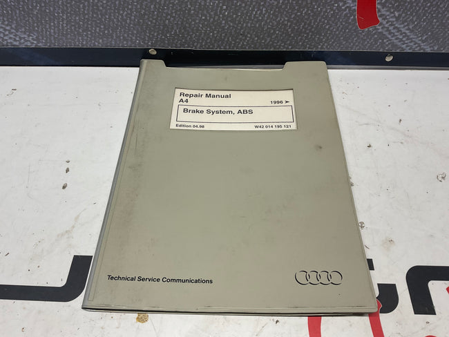 1996-01 A4 ABS Brake System Repair Manual W42014195121  B5