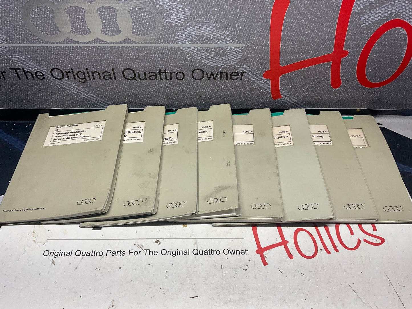 1998-02 A6 Factory Workshop Repair Manual 11 Volume Set W42018197102-115  C5