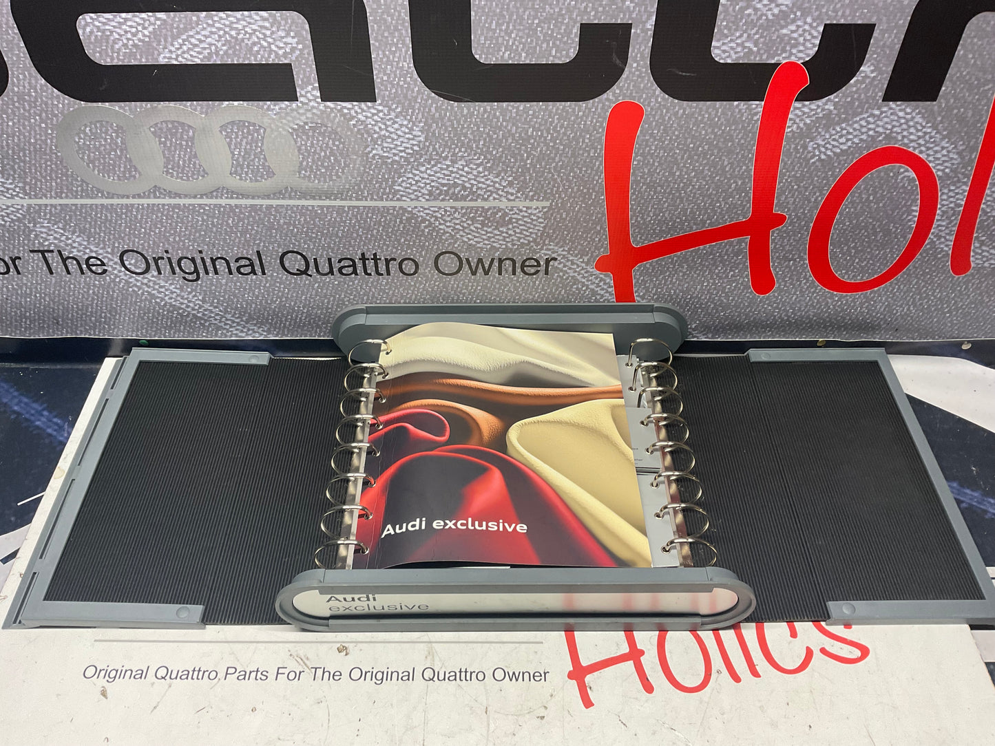2004 Audi Exclusive Dealer Options Sales Swatch Packet Case