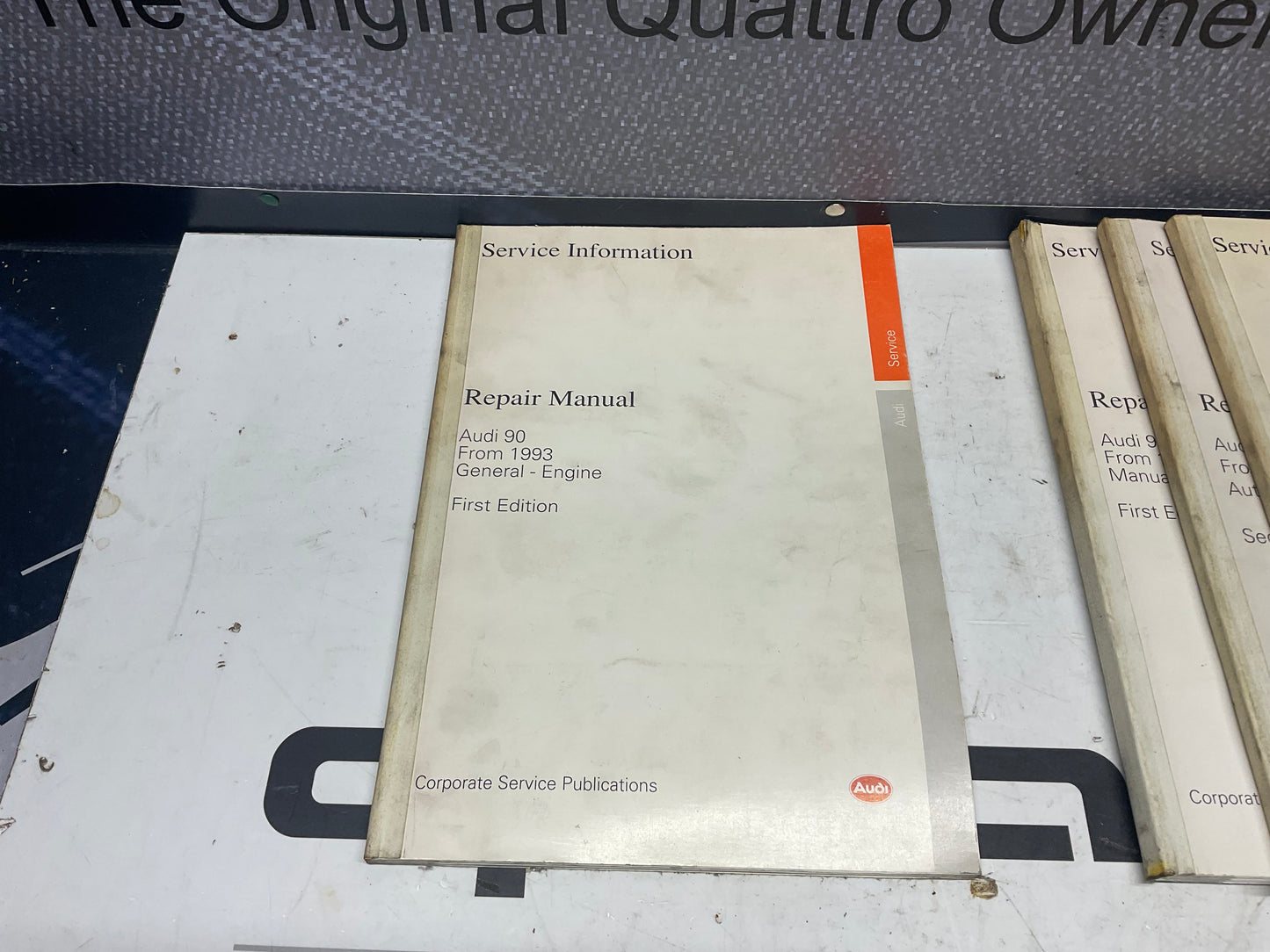 1993 Audi 90 10 Volume Set Factory Repair Manuals B4