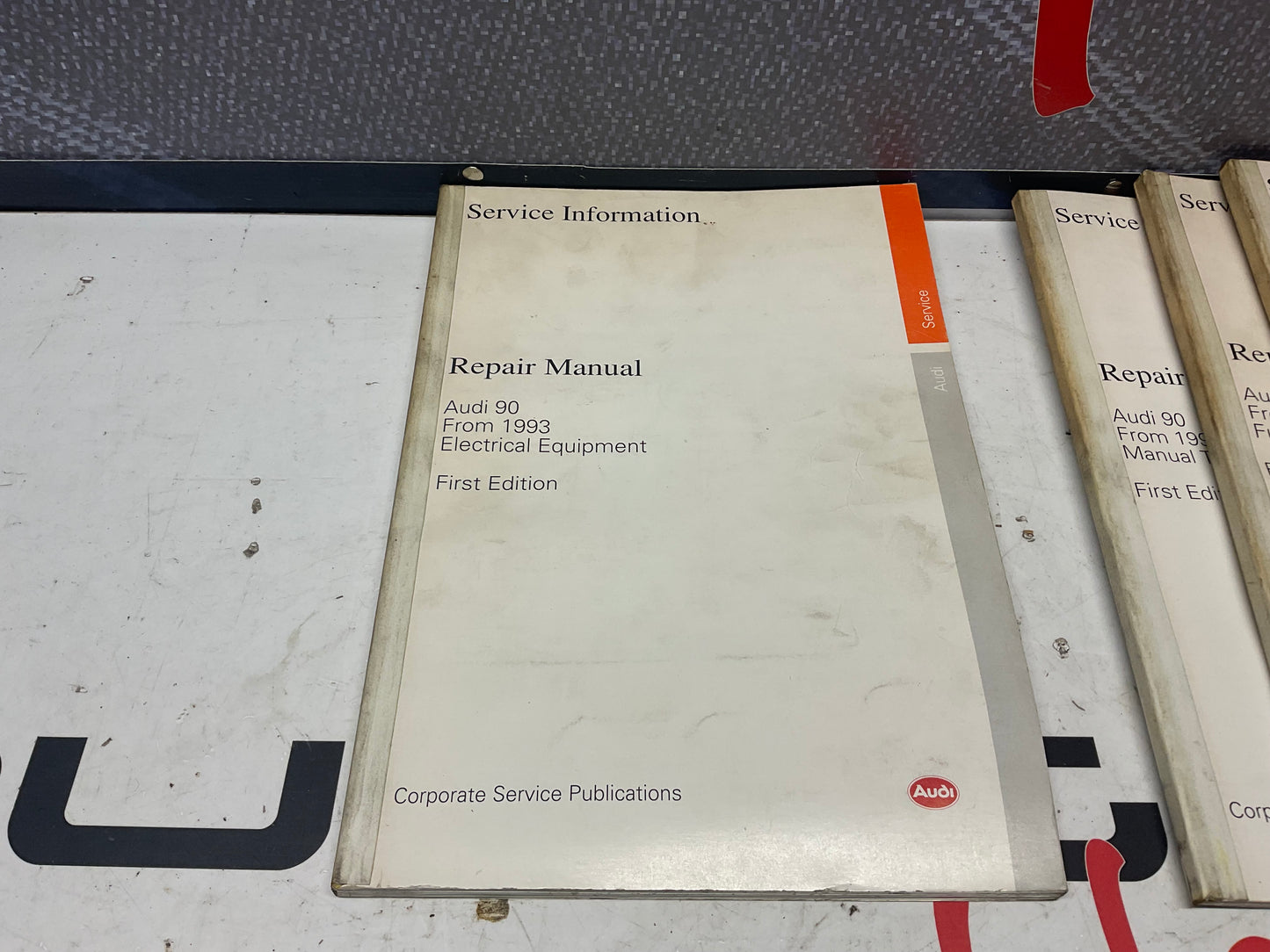 1993 Audi 90 10 Volume Set Factory Repair Manuals B4