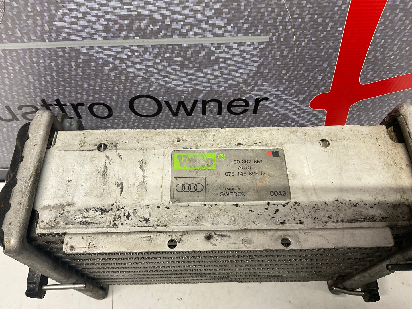 Turbo Intercooler Left 078145805D  B5 C5  2.7L