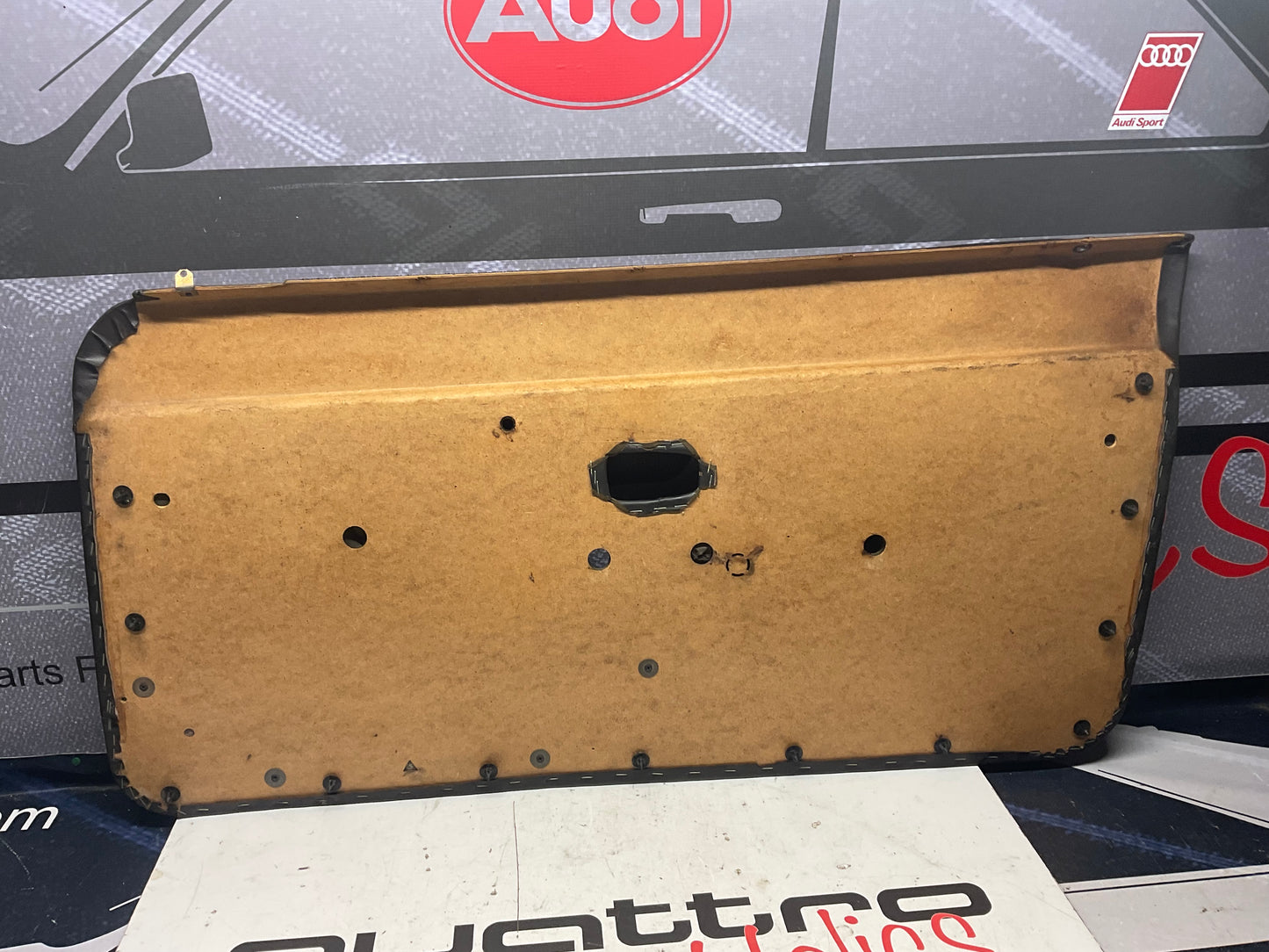 Driver Door Panel Left 813867105  B2 Ur Quattro Coupe Brown Leather