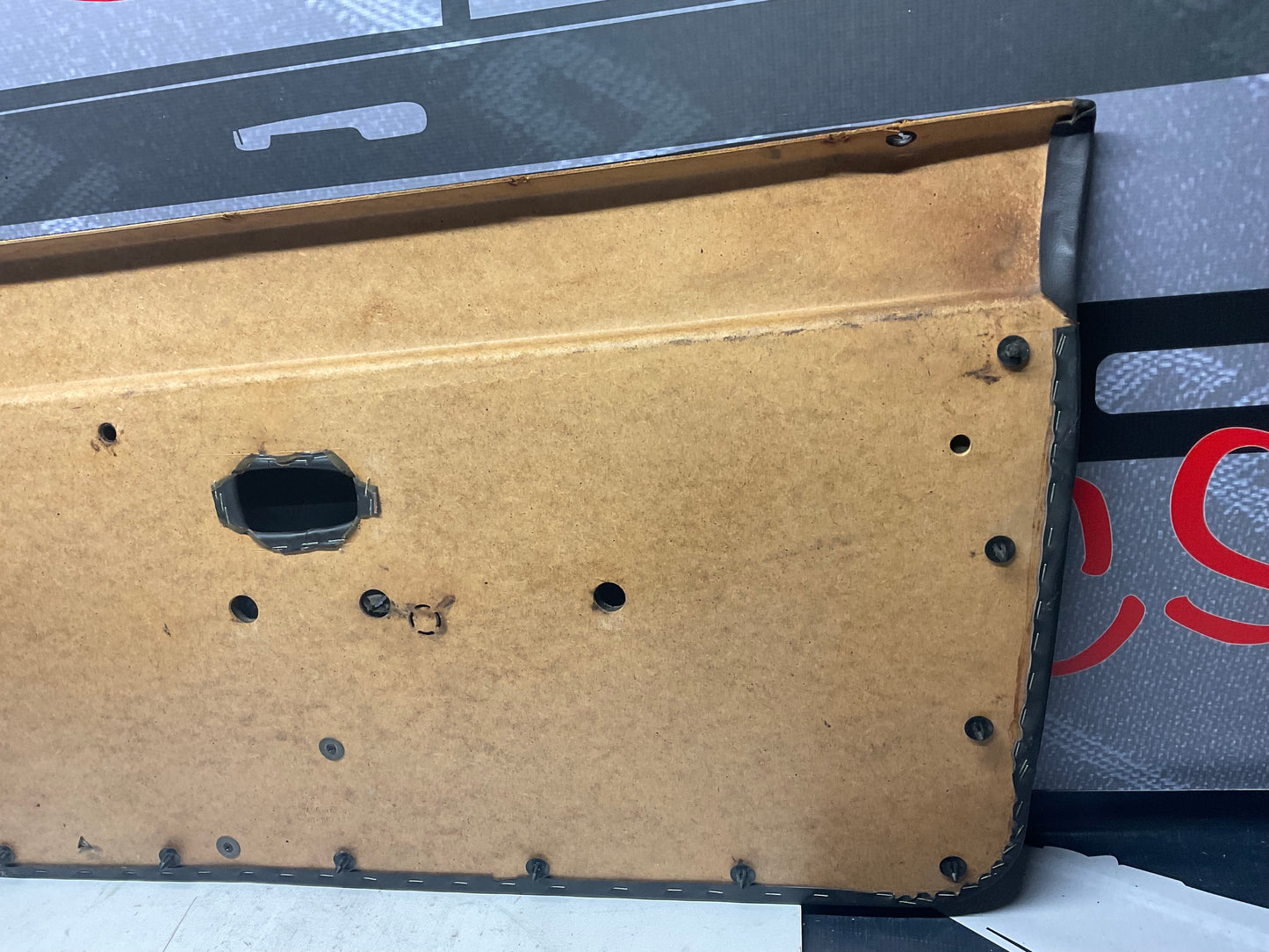 Driver Door Panel Left 813867105  B2 Ur Quattro Coupe Brown Leather