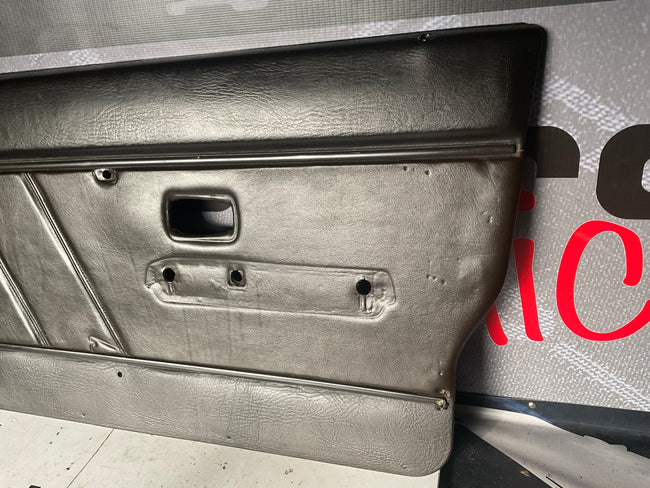 Passenger Front Door Panel Right  813867356A  Chocolate Brown Leather  B2