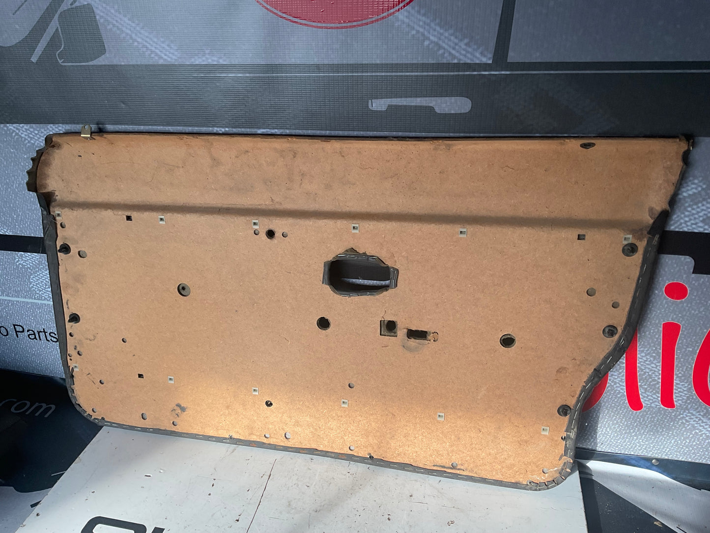 Driver Front Door Panel Left  813867355A  Chocolate Brown Leather  B2