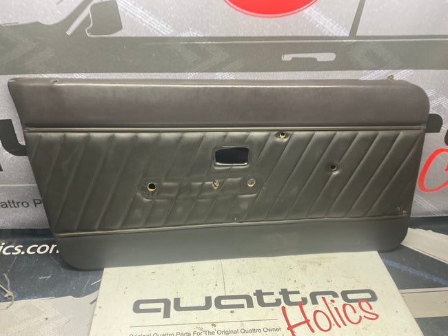 Front Door Panel Set 811867105 811867106 Chocolate Brown Leather  B2 URQ Coupe