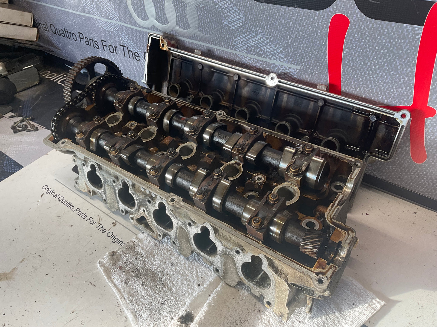 Cylinder Head Complete with cams & Valve Cover  7A 20V 034103373K