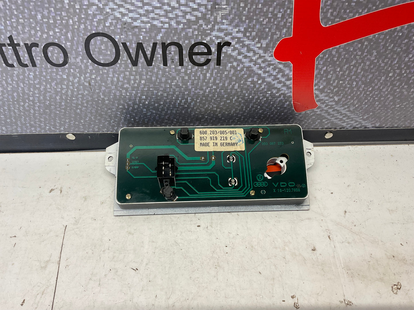Console VDO Electronic Indicator 857919219C B2