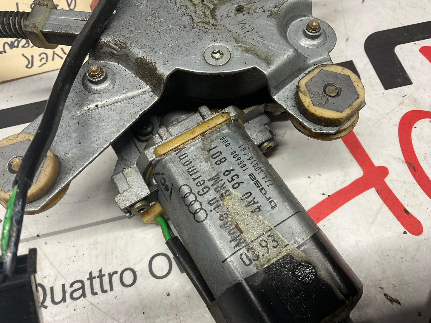 Driver Front Window Regulator Left  4A0837397A C4