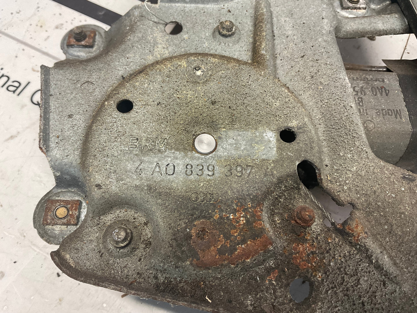 Driver Rear Window Regulator Left  4A0839397A C4