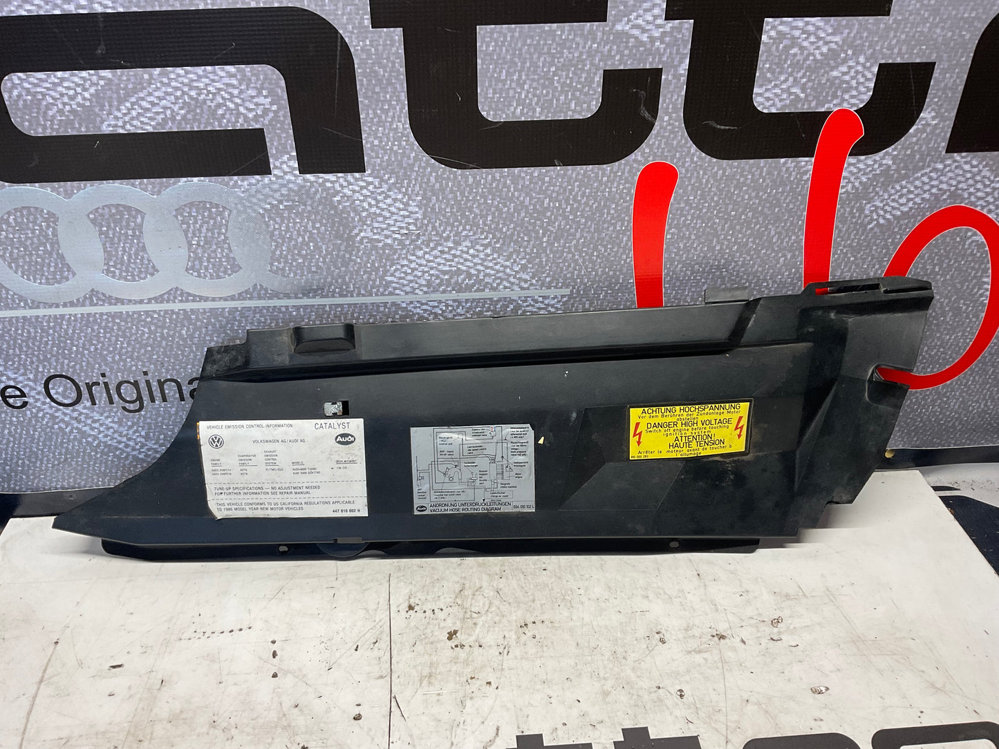 Radiator/Condenser Air Duct Cover 447121293B  C3