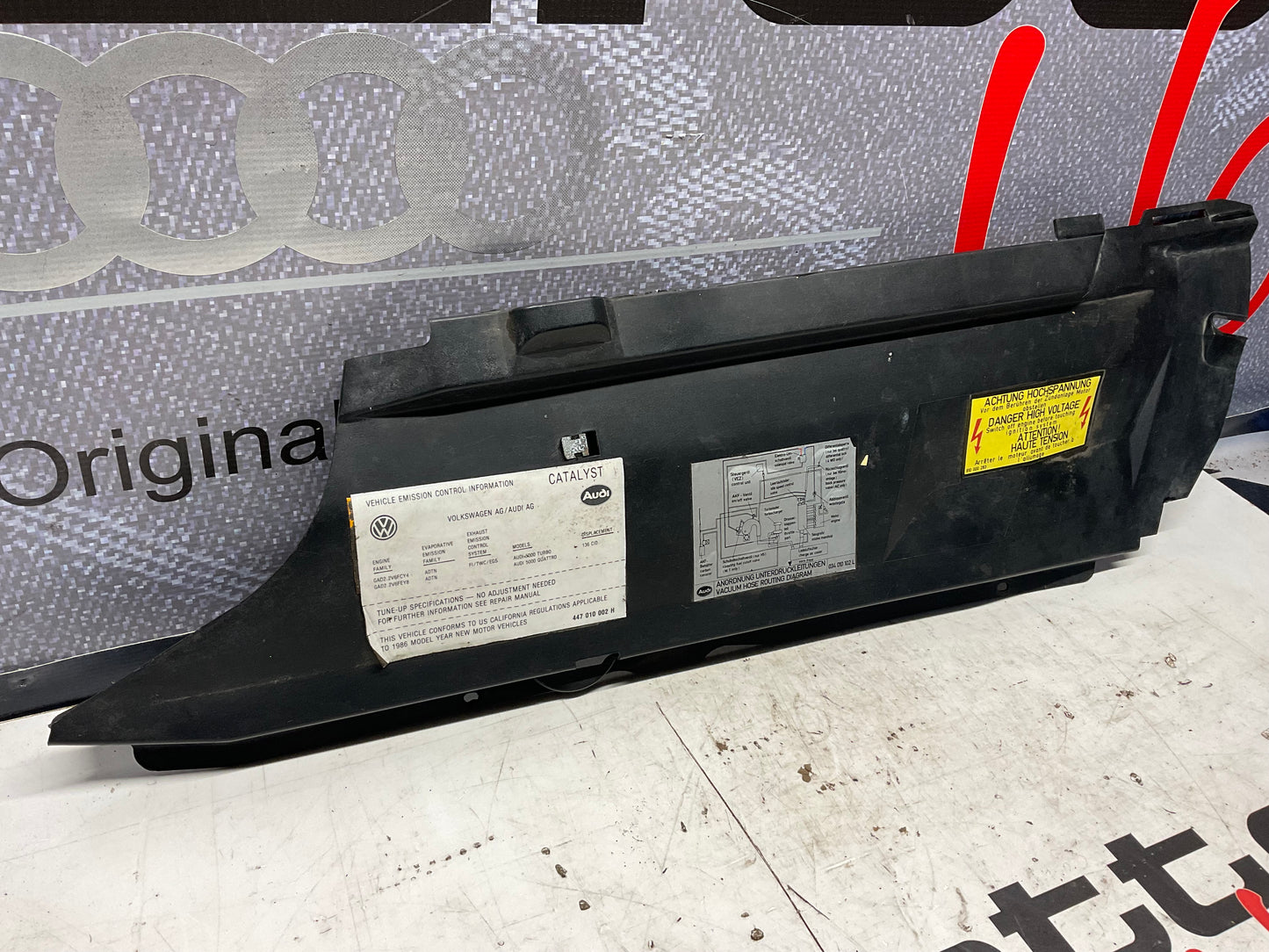 Radiator/Condenser Air Duct Cover 447121293B  C3