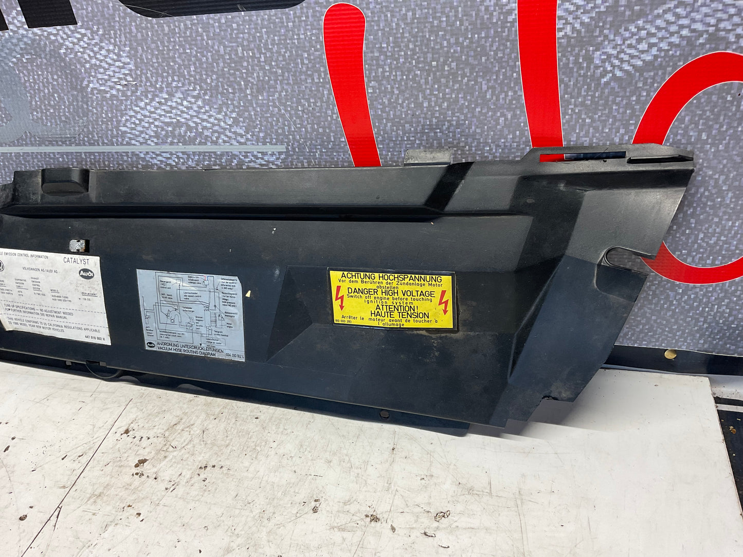 Radiator/Condenser Air Duct Cover 447121293B  C3